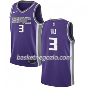 Canotte Uomo Sacramento Kings George Hill 3 Nike 2017-18 Viola Swingman